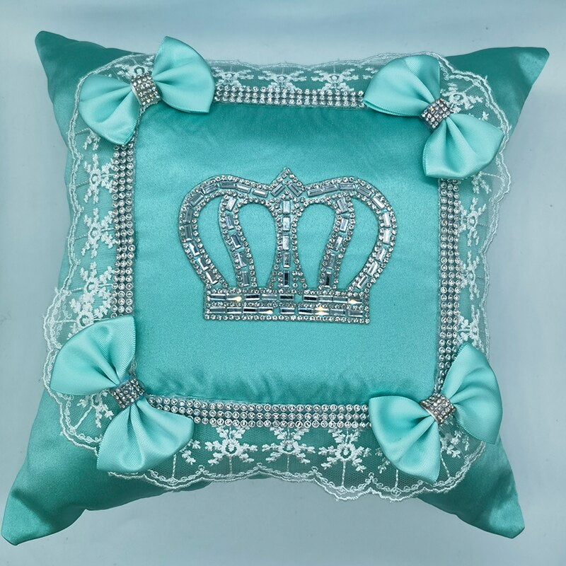 Custom Crown Pillow Jewelry Welcome Home Baby Photography Baby Girl Boy Toddler&#39;s Cotton Outfits Newborn Gift
