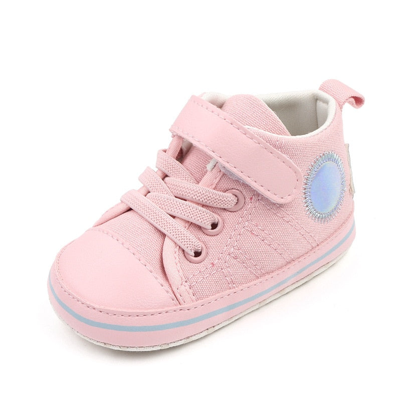 Baby Girls Shoes Fashion Soft Sole Baby Boy Shoes 0-18M Newborn Baby Crib Shoes Antiskid Toddler Girl Crib Shoes First Walkers