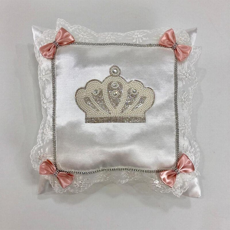 Custom Crown Pillow Jewelry Welcome Home Baby Photography Baby Girl Boy Toddler&#39;s Cotton Outfits Newborn Gift