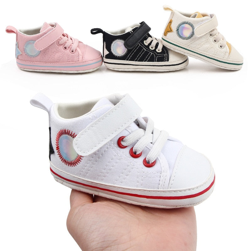 Baby Girls Shoes Fashion Soft Sole Baby Boy Shoes 0-18M Newborn Baby Crib Shoes Antiskid Toddler Girl Crib Shoes First Walkers