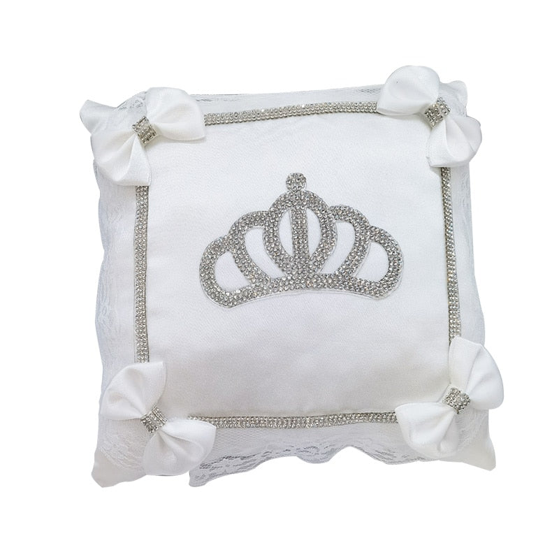 Custom Crown Pillow Jewelry Welcome Home Baby Photography Baby Girl Boy Toddler&#39;s Cotton Outfits Newborn Gift