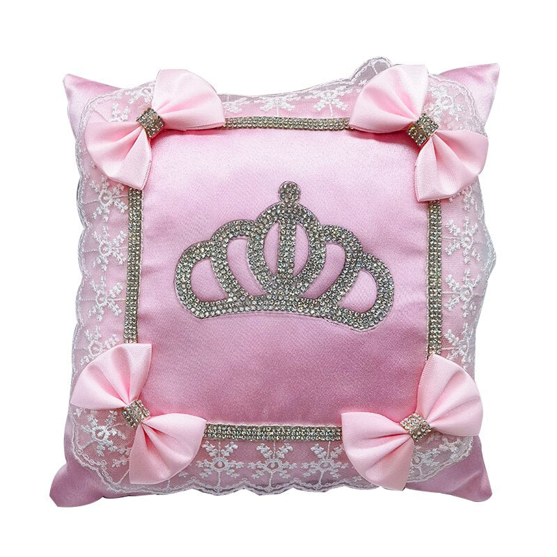 Custom Crown Pillow Jewelry Welcome Home Baby Photography Baby Girl Boy Toddler&#39;s Cotton Outfits Newborn Gift