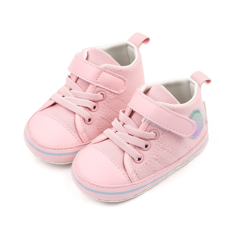 Baby Girls Shoes Fashion Soft Sole Baby Boy Shoes 0-18M Newborn Baby Crib Shoes Antiskid Toddler Girl Crib Shoes First Walkers