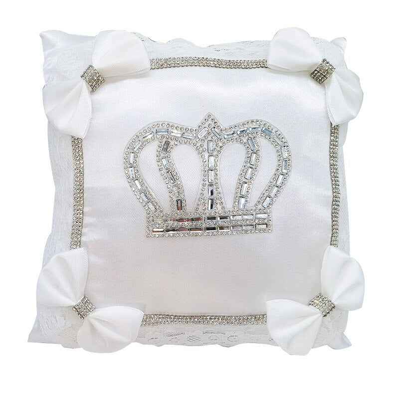 Custom Crown Pillow Jewelry Welcome Home Baby Photography Baby Girl Boy Toddler&#39;s Cotton Outfits Newborn Gift