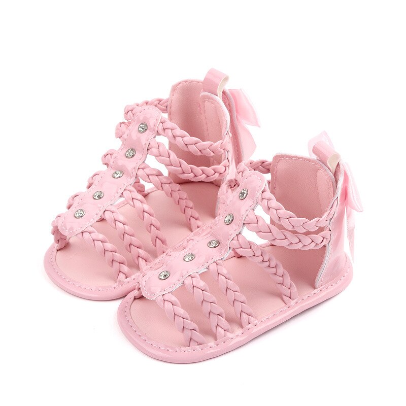 Baby girl shoes Bow knot soft bottom non-slip prewalker shoes for girls toddler baby sandals newborn infant shoes zapatos bebe